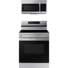 Image of product - 6.3 CuFt Smart Freestanding 5-Burner Electric Range With Rapid Boil™ With 1.6 CuFt 1000 Watt Over-The-Range Microwave In Stainless Steel