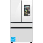 Image of product - 29.0 CuFt BESPOKE Family Hub™ 4-Door Panel Ready French Door Refrigerator With White Glass Family Hub™ Panel And Beverage Center™
