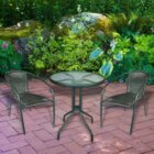 Doral Designs Bistro 3-Piece Wicker Patio Set