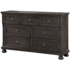 Image of product - Stella Traditional Gray Seven Drawer Dresser