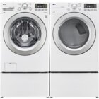 Image of product - 4.5 CuFt Ultra Large Front Load Washer With 7.4 CuFt Front Load Electric Dryer