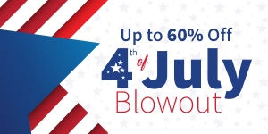 Up to 60% off, 4th of July Blowout 