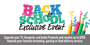 Back to school, Exclusive Events