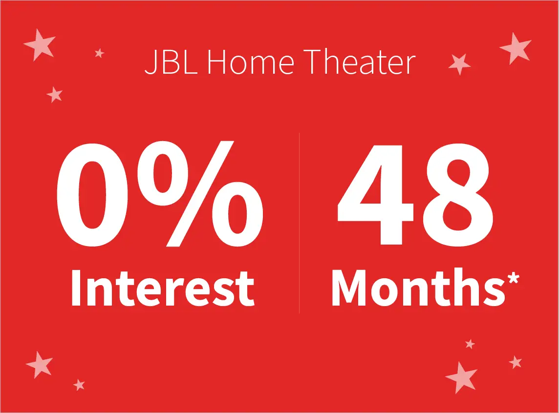 JBL Home Theater 0% Interest 48 Months