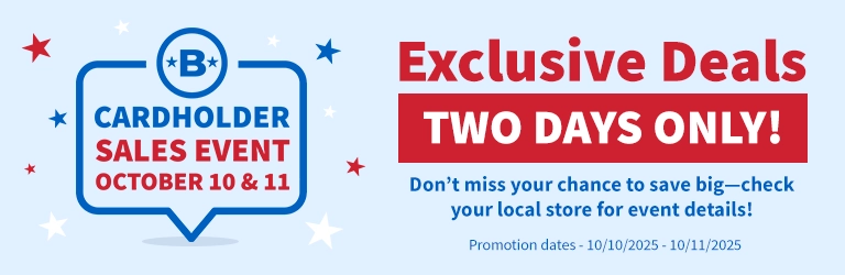 Cardholder Sales Event October 10 and 11, Exclusive Deals , Two Days Only 