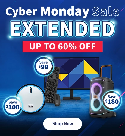 Cyber Monday Sale Extended, Up to 60% off and Shop Now