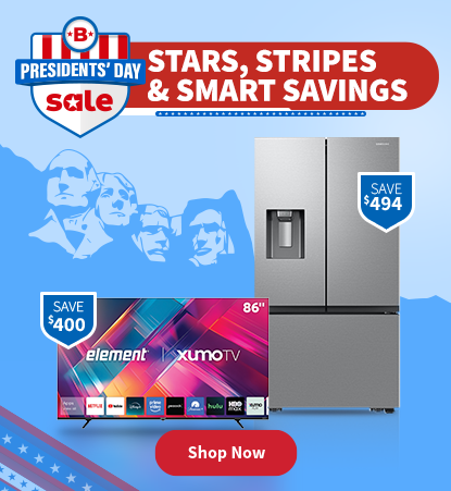 Presidents Day sale Start Stripes and Smart Savings and Shop Now