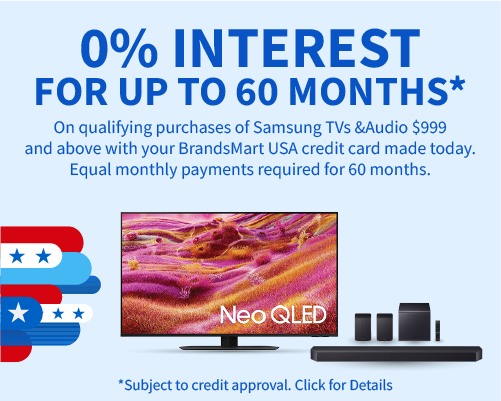 0% INTREST FOR UP TO 60 MONTHS