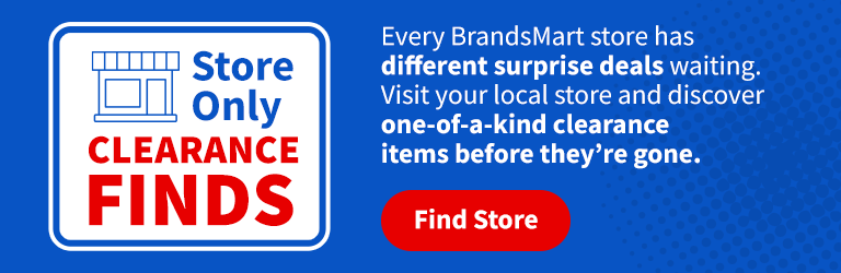 Store only Clearance and Find Store