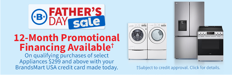 Father's Day Sale, 12 Months Promotional Financing Available