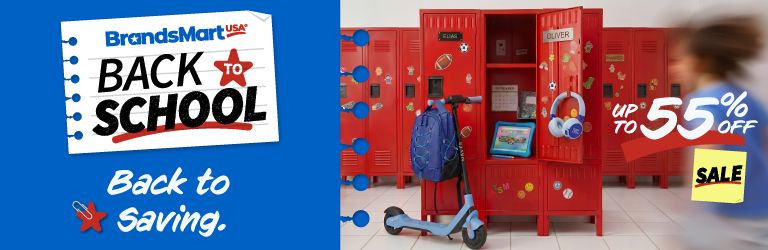 Back to School Sale, Back to saving upto 55% off