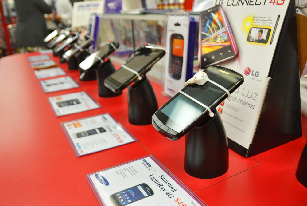 Cellphones Cellphones section in one of our stores