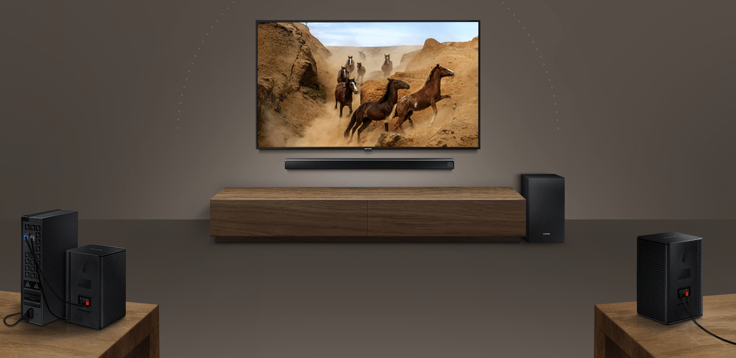 Wireless surround sound ready Wireless surround sound ready