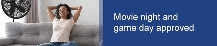 Movie night and game day approved
