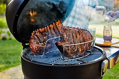 Ribs on a Grill