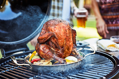 Chicken on a Grill