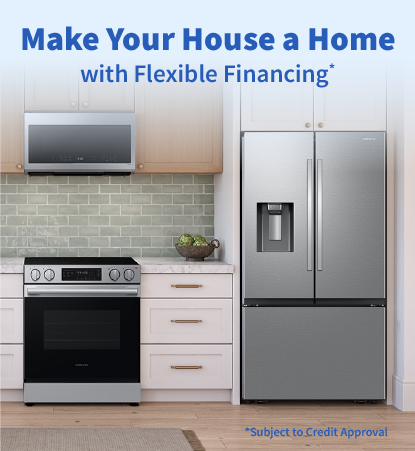 Make your House a home with flexible financing - Shop Now