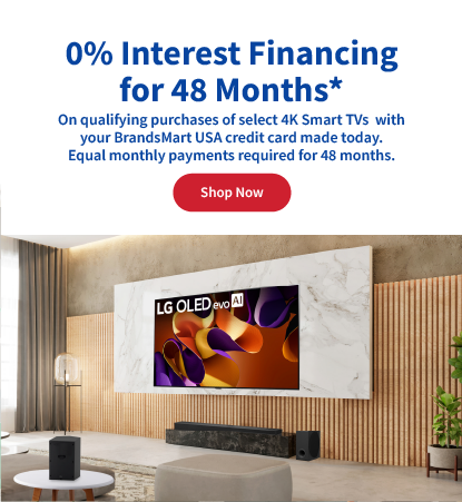 0% Interest Financing for 48 Months, Shop Now