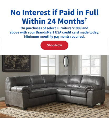 No Interest if paid in full within 24 Months, Shop Now