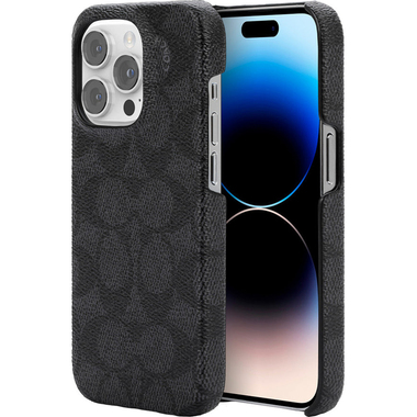 Coach CIPH118SCBLK Slim Wrap Case for iPhone 14 Pro