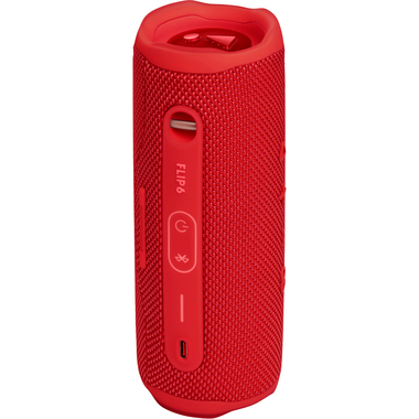 スピーカー・ウーファー jbl flip6 red JBL FLIP6RED Smart Flip 6 IP67 Portable Bluetooth Speaker with 2