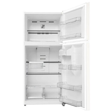 Midea MRT21D3BWW 21 Cu. Ft. Garage Ready Top-Freezer Refrigerator