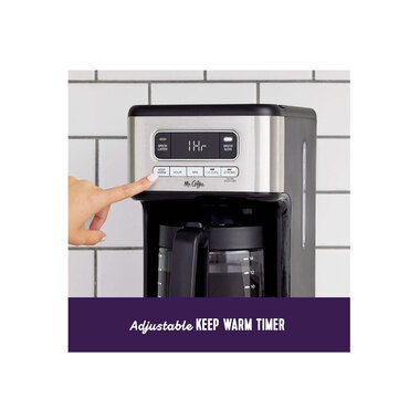 Mr. Coffee 2143561 14-Cup Programmable Coffee Maker in Black & Stainless |  BrandsMart USA
