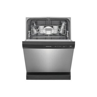 Frigidaire FFCD2413US SS 55 dBA Front Control Dishwasher in Stainless Steel with Heated Drying BrandsMart USA