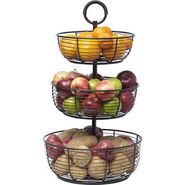 3 Tier Round Wrap Basket - Thumbnail 2
