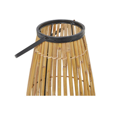 UMA Home Decor 32595 Handmade Brown Wicker Candle Lantern