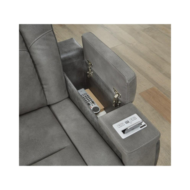 ペルシャ　アマレバフト　円形　61.5×59 ライトグレー　ライオン Signature Design by Ashley 22004-15 Next-Gen DuraPella Power