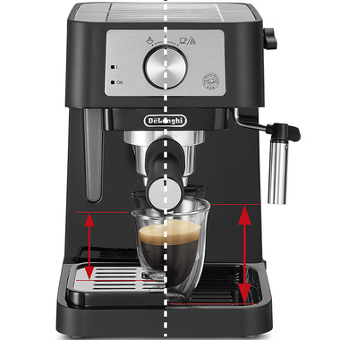 DeLonghi EC260BK 2 Cup Traditional Barista Pump Espresso Coffee