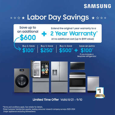 Samsung RF29BB8600QL 29.0 CuFt Smart BESPOKE 4-Door French