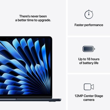 MacBookAir M4 16GB 256GB 13インチ ミッドナイト Apple M4 MacBook Air 13-inch - Midnight, 16GB RAM, 256GB
