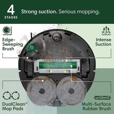iRobot G185020 Roomba® Plus 405 Combo Robot + AutoWash™ Dock
