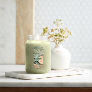 Yankee Candle 115471 Large Jar Candle - Sage & Citrus | BrandsMart USA