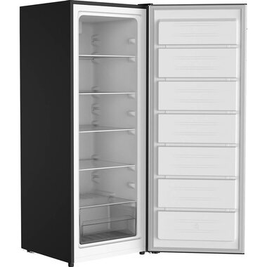 ぷらすぷらむ Premium Levella PFV70060HS 7.0 CuFt Upright Freezer in Gray