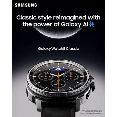 Samsung SML500NZKAXAA Galaxy Watch8 Classic Smartwatch 46mm