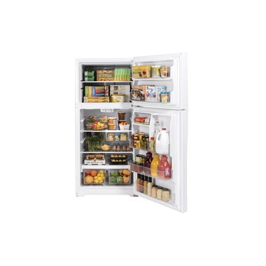 GE GTS22KGNRWW 21.9 CuFt Top-Freezer Refrigerator in White
