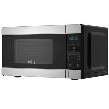 WILLZ WLCMWP09S2B09 0.9 Cu. Ft. 900W Countertop Microwave Oven