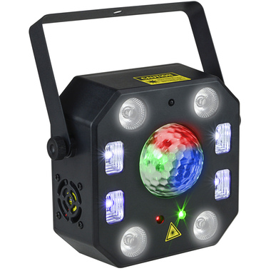 Zebra ZYLL-5160W 5 in 1 LED Party Light with Lasers