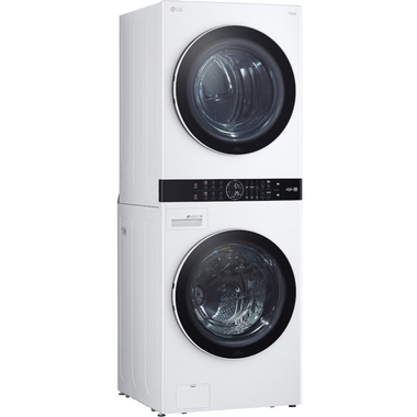 LG WKEX200HWA Stacked Smart Electric WashTower™ Laundry