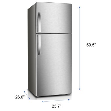 Premium Levella PRN10160HS 10.0 CuFt Frost Free Top-Freezer