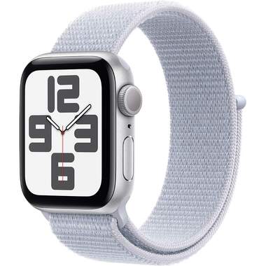 Apple MXEE3LLA Watch SE 40mm Silver Aluminum Case with Blue