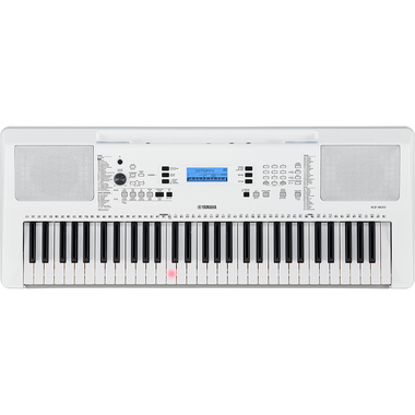 Yamaha EZ-300 61-Lighted Key Portable Keyboard With Power Adapter