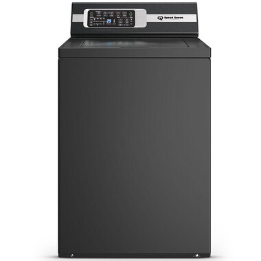 3.2 Cu. Ft. 43dB Ultra-Quiet Top Load Washer with Agitator - Matte Black