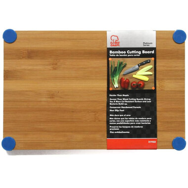 13" Mandarin Bamboo & Silicone Cutting Board