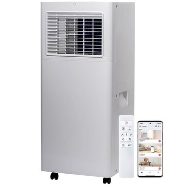 5000 BTU SACC (8100BTU ASHRAE) Smart Portable Air Conditioner - White