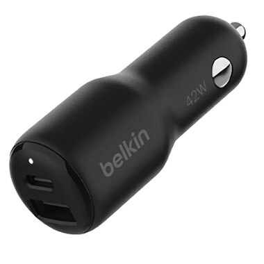 Belkin CCB005btBK 42W Dual Car Charger