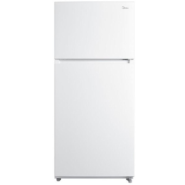 Midea MRT18S3AWW 18.0 CuFt Top-Mount Refrigerator in White with 2